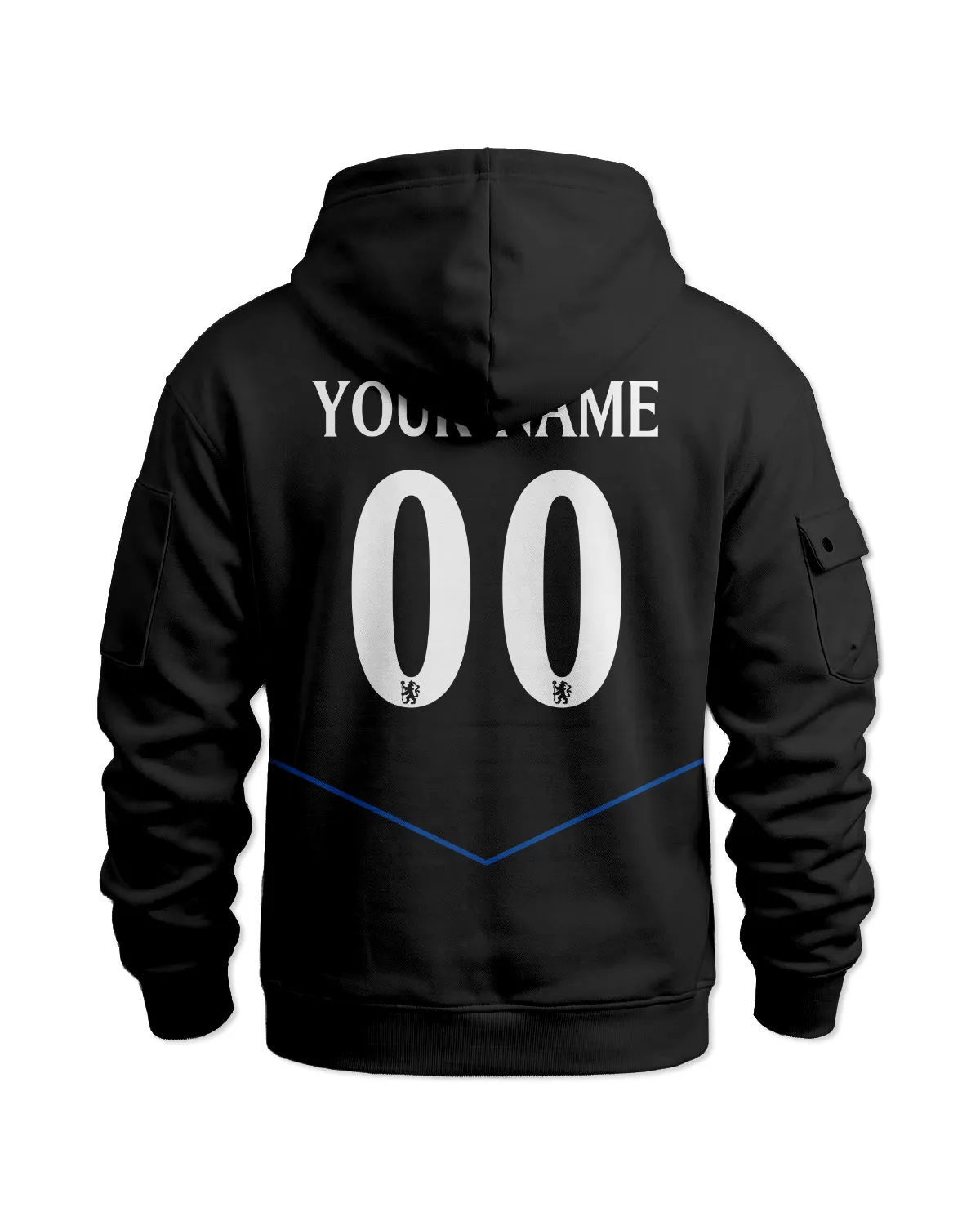 Chelsea Third Kit Cargo Hoodie All Over Prints - Gift for Chelsea Fans QTVA0104CHE01-LGE - Image 3