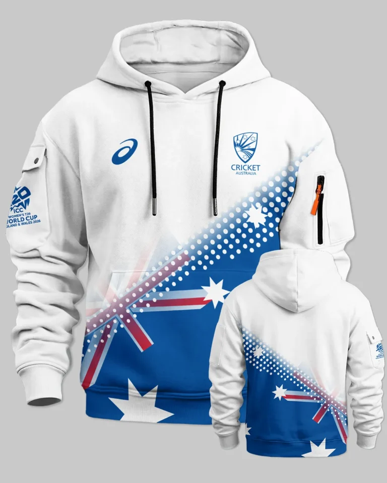 Cricket Australia 2026 Women's T20 World Cup Cargo Hoodie All Over Prints - Gift for Australia Fans QTCK010426A3-LGE