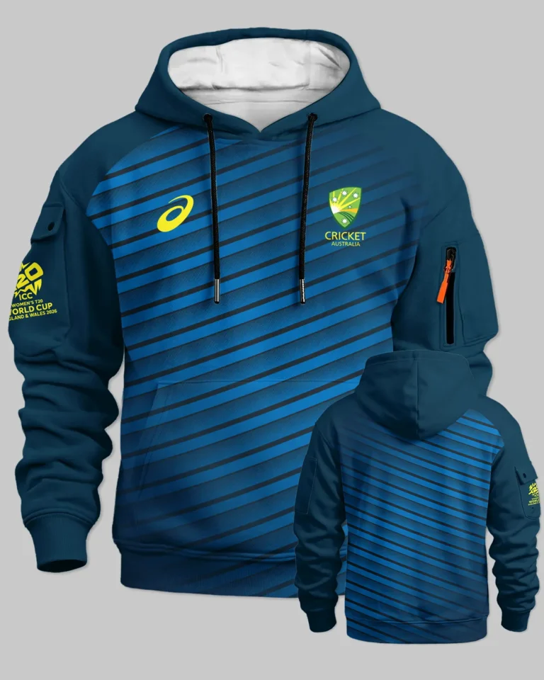 Cricket Australia 2026 Women's T20 World Cup Cargo Hoodie All Over Prints - Gift for Australia Fans QTCK010426A4-LGE