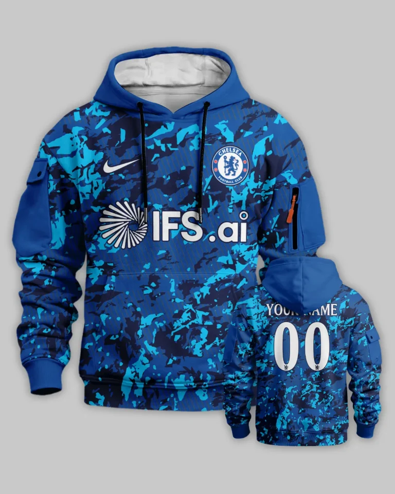 Chelsea Concept Kits Cargo Hoodie All Over Prints - Gift for Chelsea Fans QTVA0104CHE02-LGE