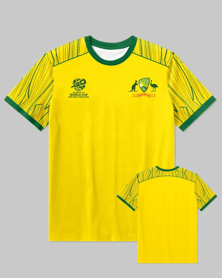 Cricket Australia 2026 Women's T20 World Cup T-Shirt All Over Prints - Gift for Australia Fans QTCK010426A1-TS