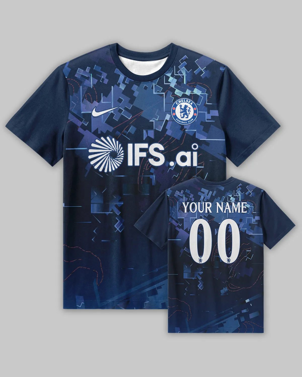Chelsea Concept Kits T-Shirt All Over Prints - Gift for Chelsea Fans QTVA0104CHE05-TS