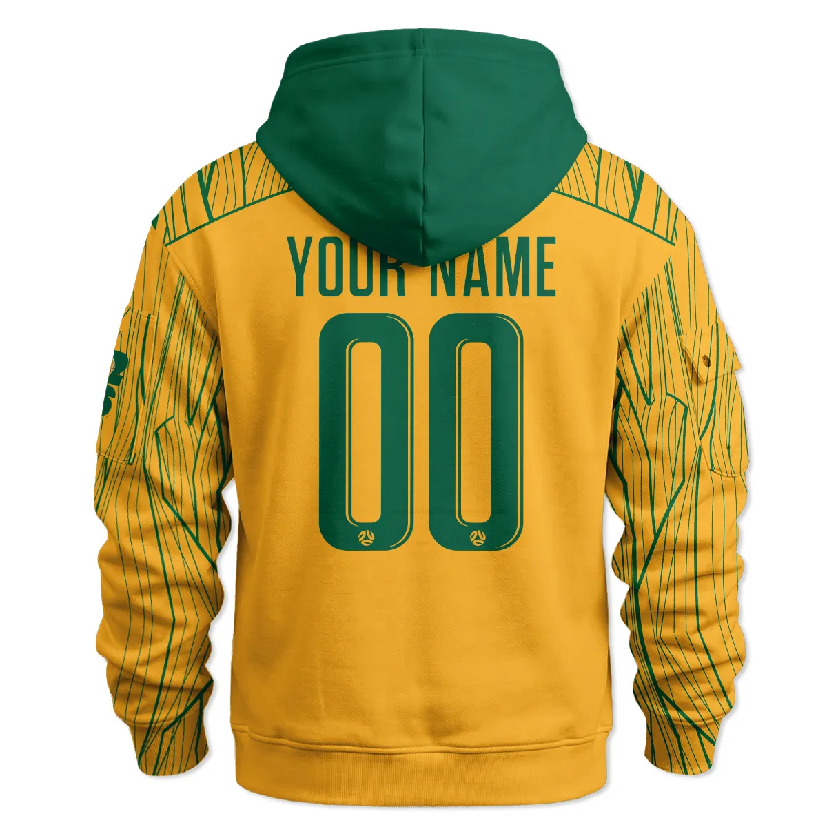 Australia Concept Jersey Hoodie Half Zipper All Over Prints - Gift for Australia Fans QTAU030426A4-HDF - Image 3