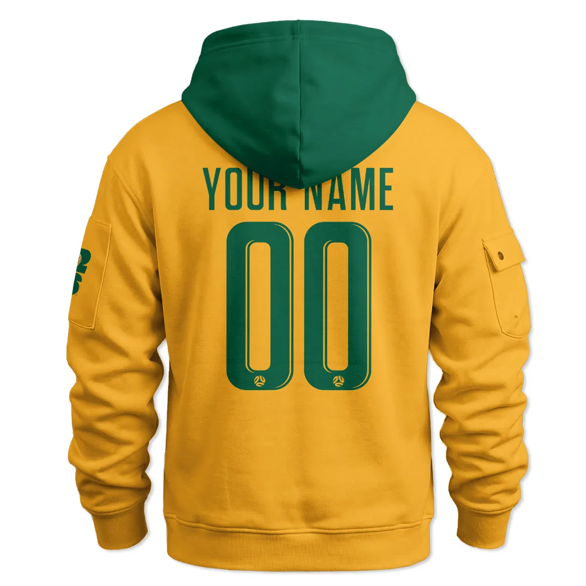Australia Concept Jersey Hoodie Half Zipper All Over Prints - Gift for Australia Fans QTAU030426A5-HDF - Image 3