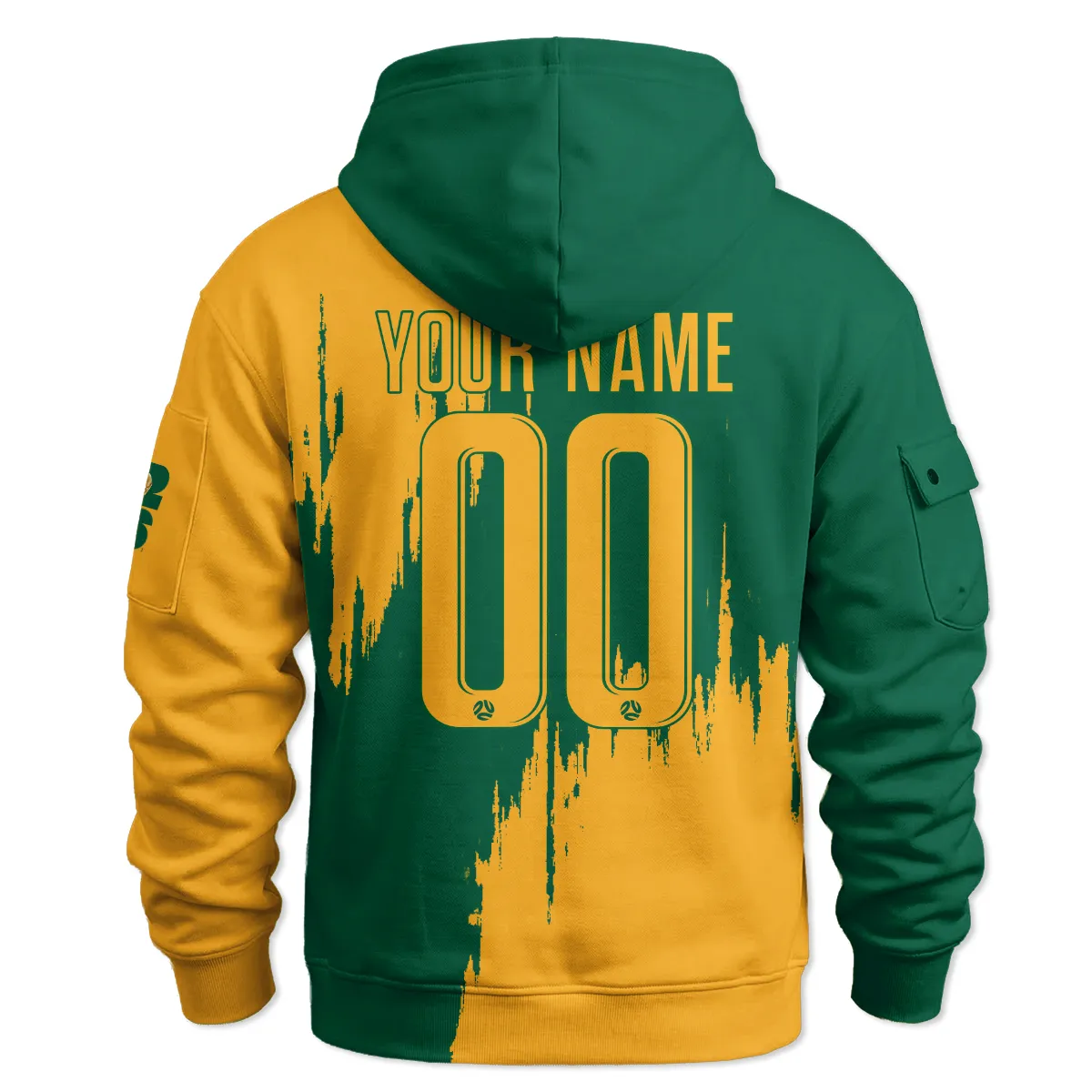 Australia Concept Jersey Hoodie Half Zipper All Over Prints - Gift for Australia Fans QTAU030426A6-HDF - Image 3