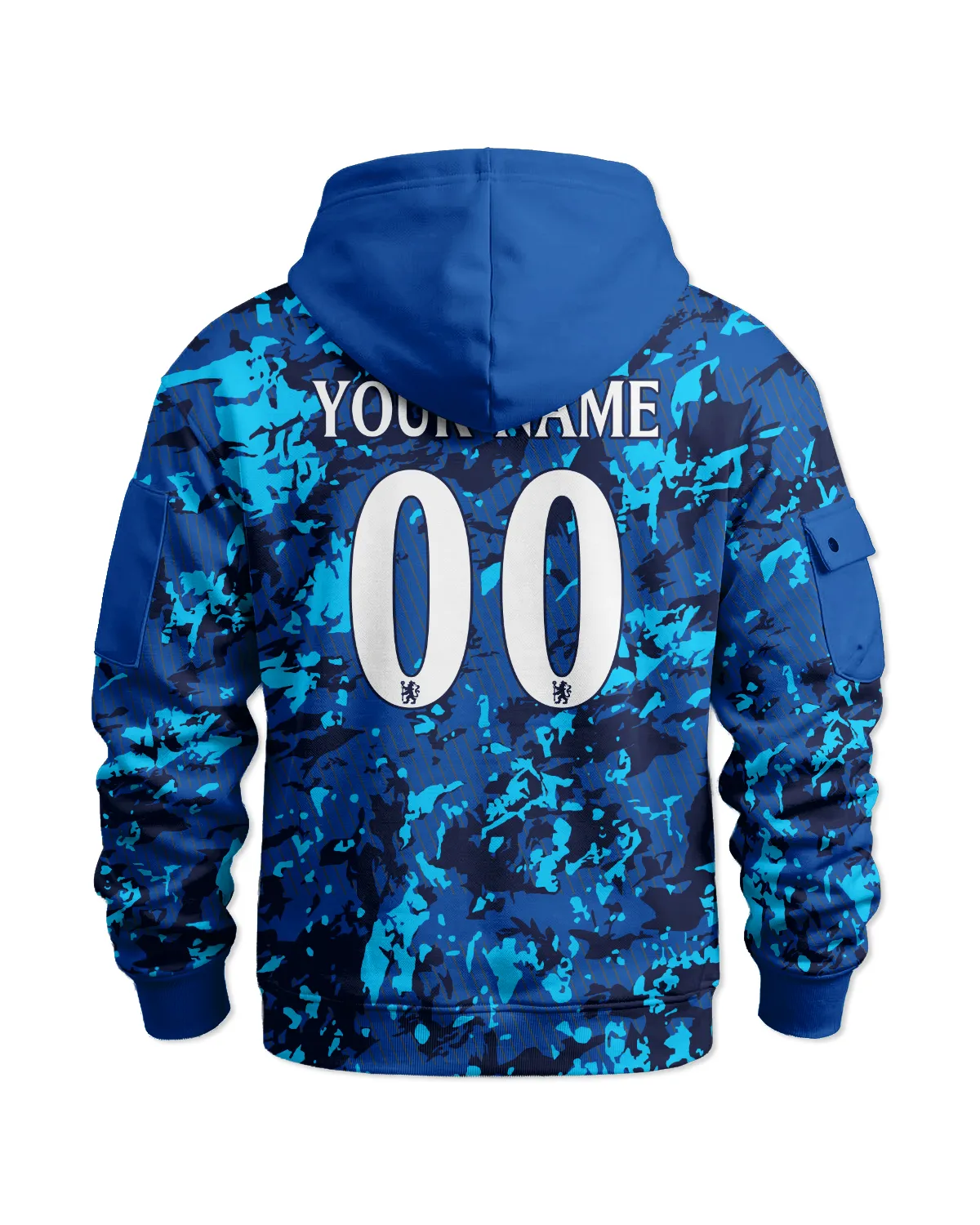 Chelsea Concept Kits Hoodie Half Zipper All Over Prints - Gift for Chelsea Fans QTVA0104CHE02-HDF - Image 3