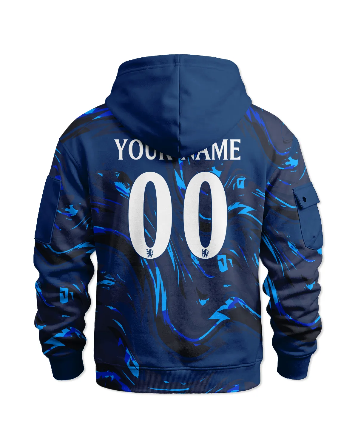 Chelsea Concept Kits Hoodie Half Zipper All Over Prints - Gift for Chelsea Fans QTVA0104CHE06-HDF - Image 3