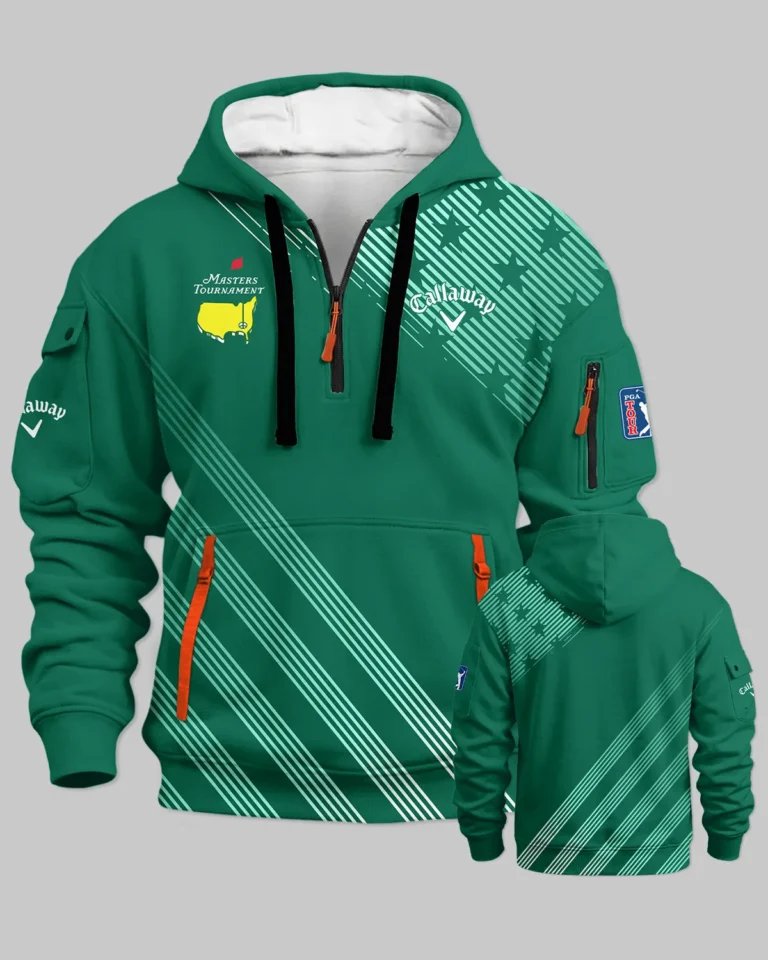 Callaway Masters Tournament Hoodie Half Zipper All Over Prints - Gift for Golf Fans QTMT010426A2CLW-HDF
