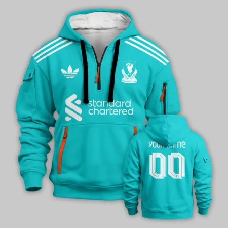 Liverpool Third Kit Hoodie Half Zipper All Over Prints - Gift for Liverpool Fans QTVA0404LIV01-HDF