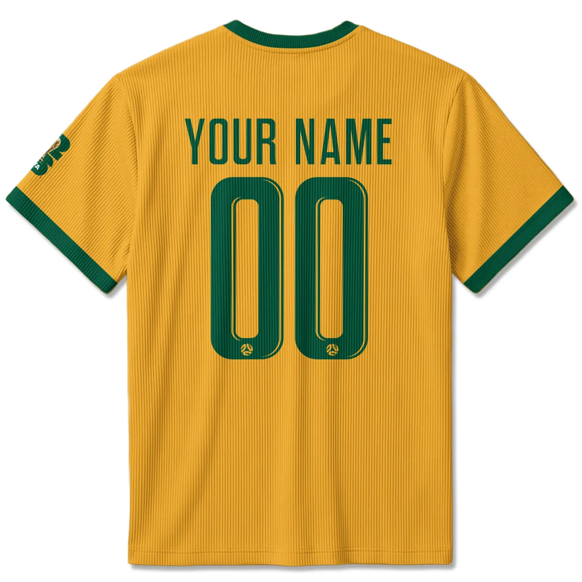 Australia Concept Jersey Unisex Classic Logo Ribbed T-Shirt All Over Prints - Gift for Australia Fans QTAU030426A5-RTS - Image 3