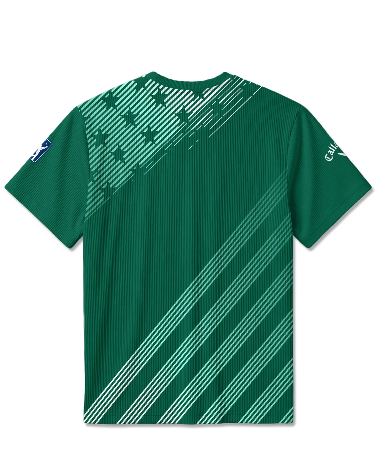 Callaway Masters Tournament Unisex Classic Logo Ribbed T-Shirt All Over Prints - Gift for Golf Fans QTMT010426A2CLW-RTS - Image 3