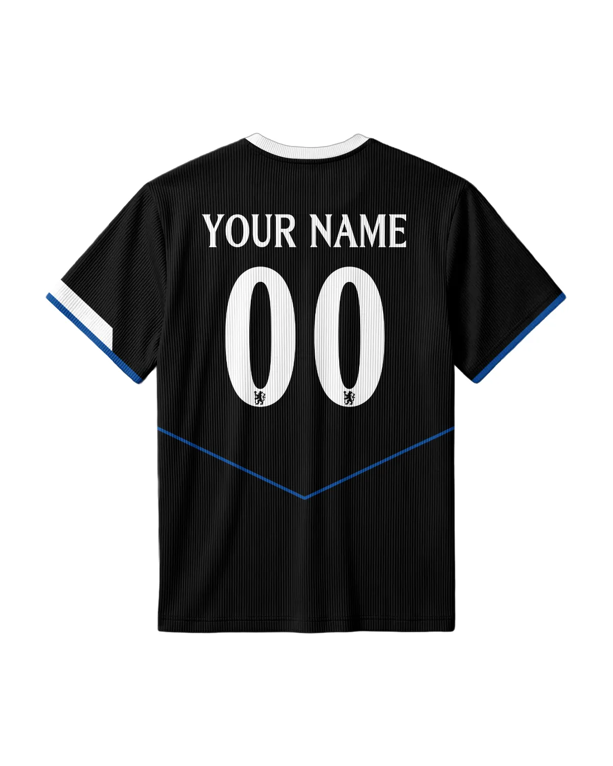 Chelsea Third Kit Unisex Classic Logo Ribbed T-Shirt All Over Prints - Gift for Chelsea Fans QTVA0104CHE01-RTS - Image 3