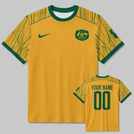 Australia Concept Jersey Unisex Classic Logo Ribbed T-Shirt All Over Prints - Gift for Australia Fans QTAU030426A4-RTS