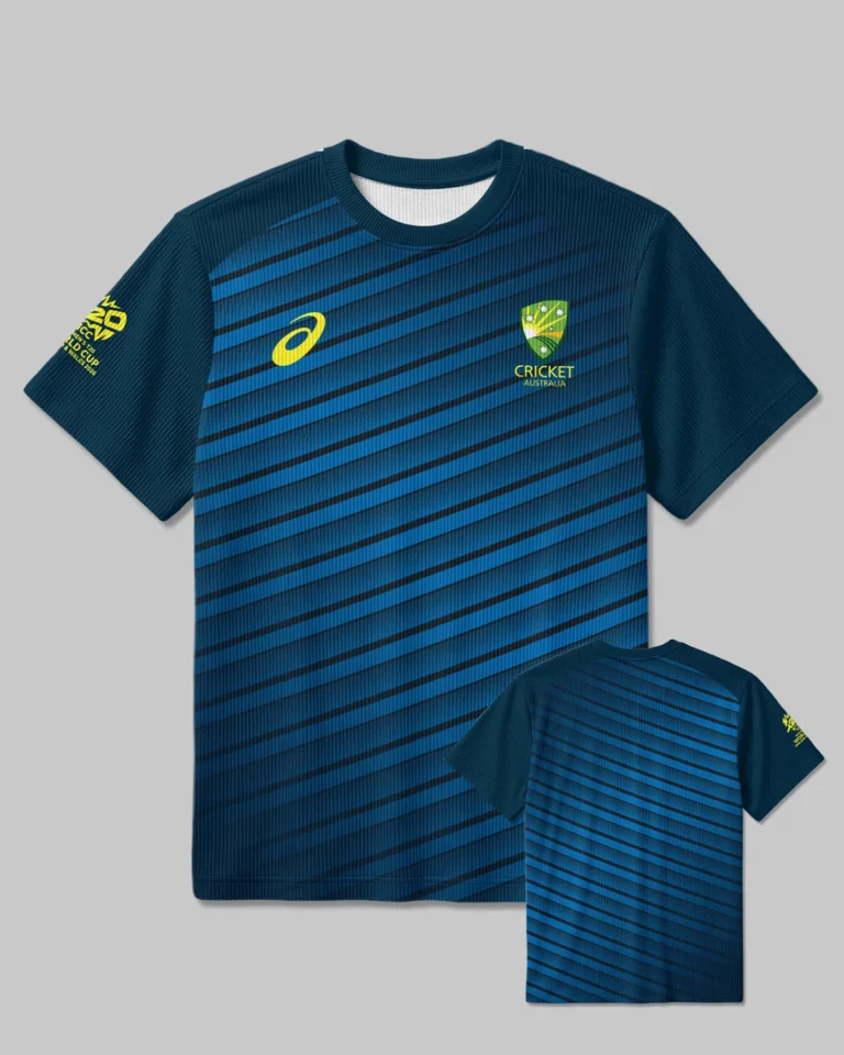 Cricket Australia 2026 Women's T20 World Cup Unisex Classic Logo Ribbed T-Shirt All Over Prints - Gift for Australia Fans QTCK010426A4-RTS