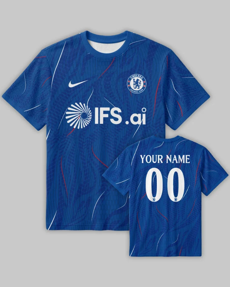 Chelsea Concept Kits Unisex Classic Logo Ribbed T-Shirt All Over Prints - Gift for Chelsea Fans QTVA0104CHE04-RTS