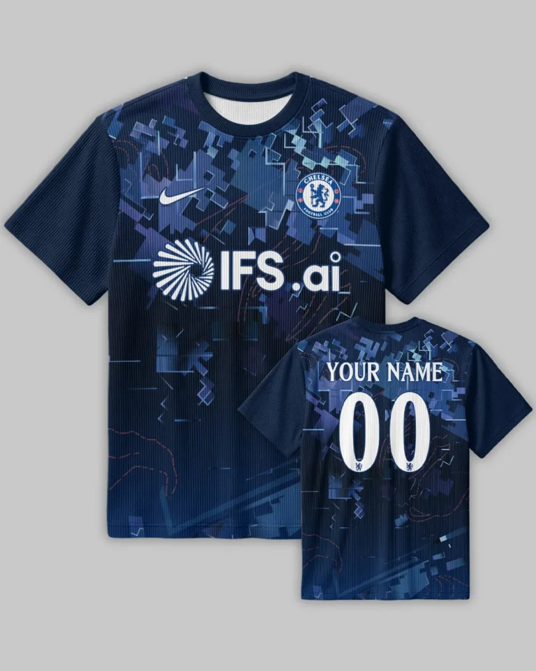 Chelsea Concept Kits Unisex Classic Logo Ribbed T-Shirt All Over Prints - Gift for Chelsea Fans QTVA0104CHE05-RTS
