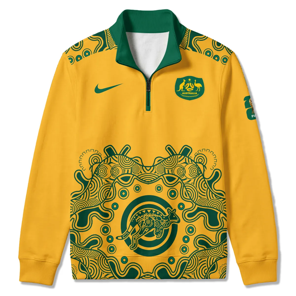 Australia Concept Jersey Quarter Zip Sweatshirt All Over Prints - Gift for Australia Fans QTAU030426A3-QTZ - Image 2