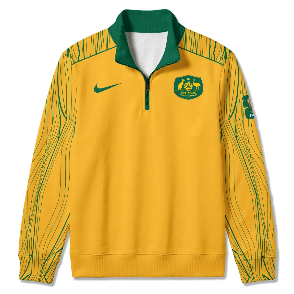 Australia Concept Jersey Quarter Zip Sweatshirt All Over Prints - Gift for Australia Fans QTAU030426A4-QTZ - Image 2