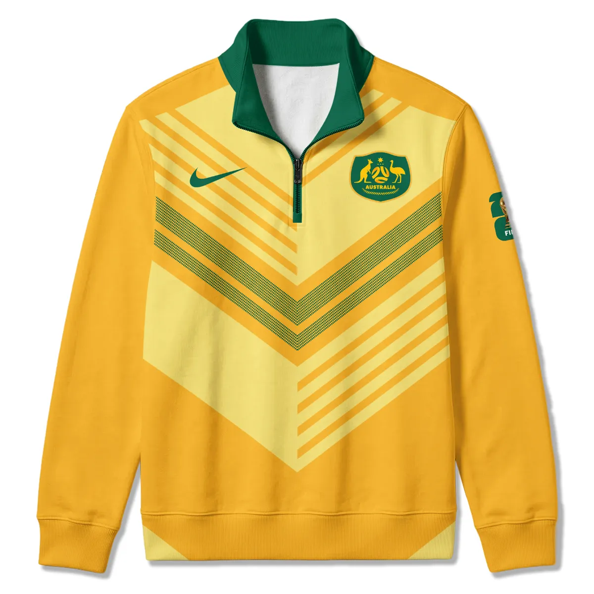 Australia Concept Jersey Quarter Zip Sweatshirt All Over Prints - Gift for Australia Fans QTAU030426A5-QTZ - Image 2