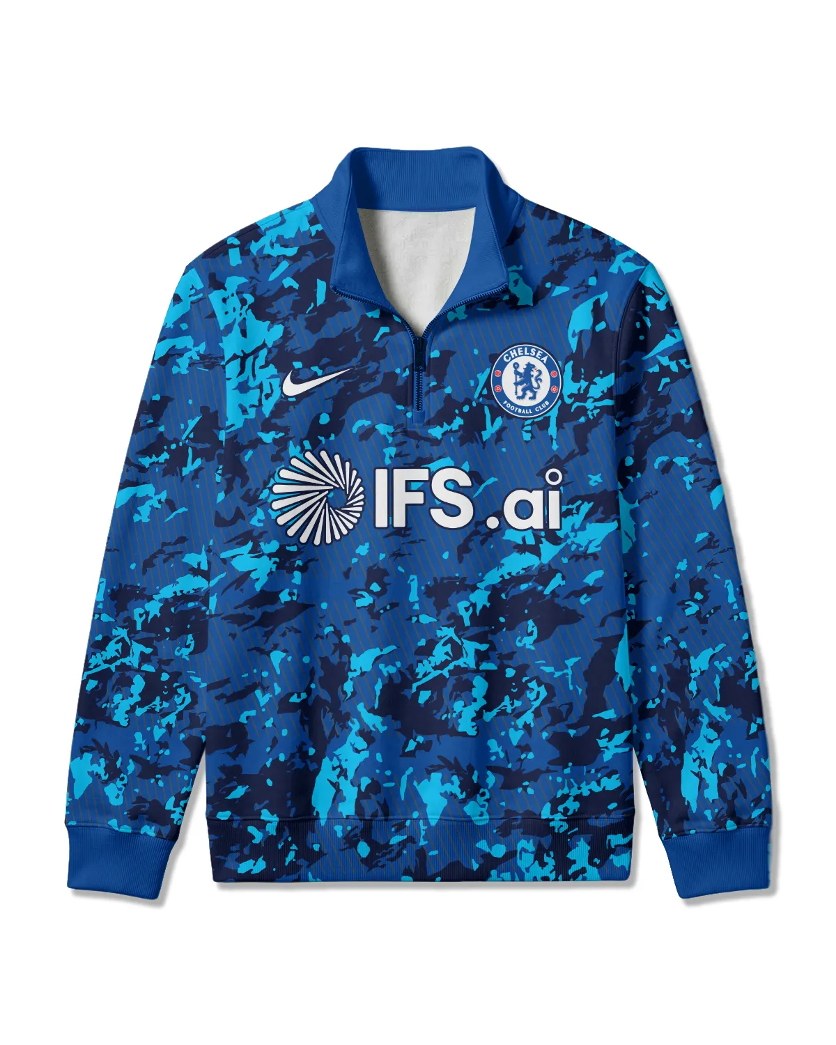 Chelsea Concept Kits Quarter Zip Sweatshirt All Over Prints - Gift for Chelsea Fans QTVA0104CHE02-QTZ - Image 2