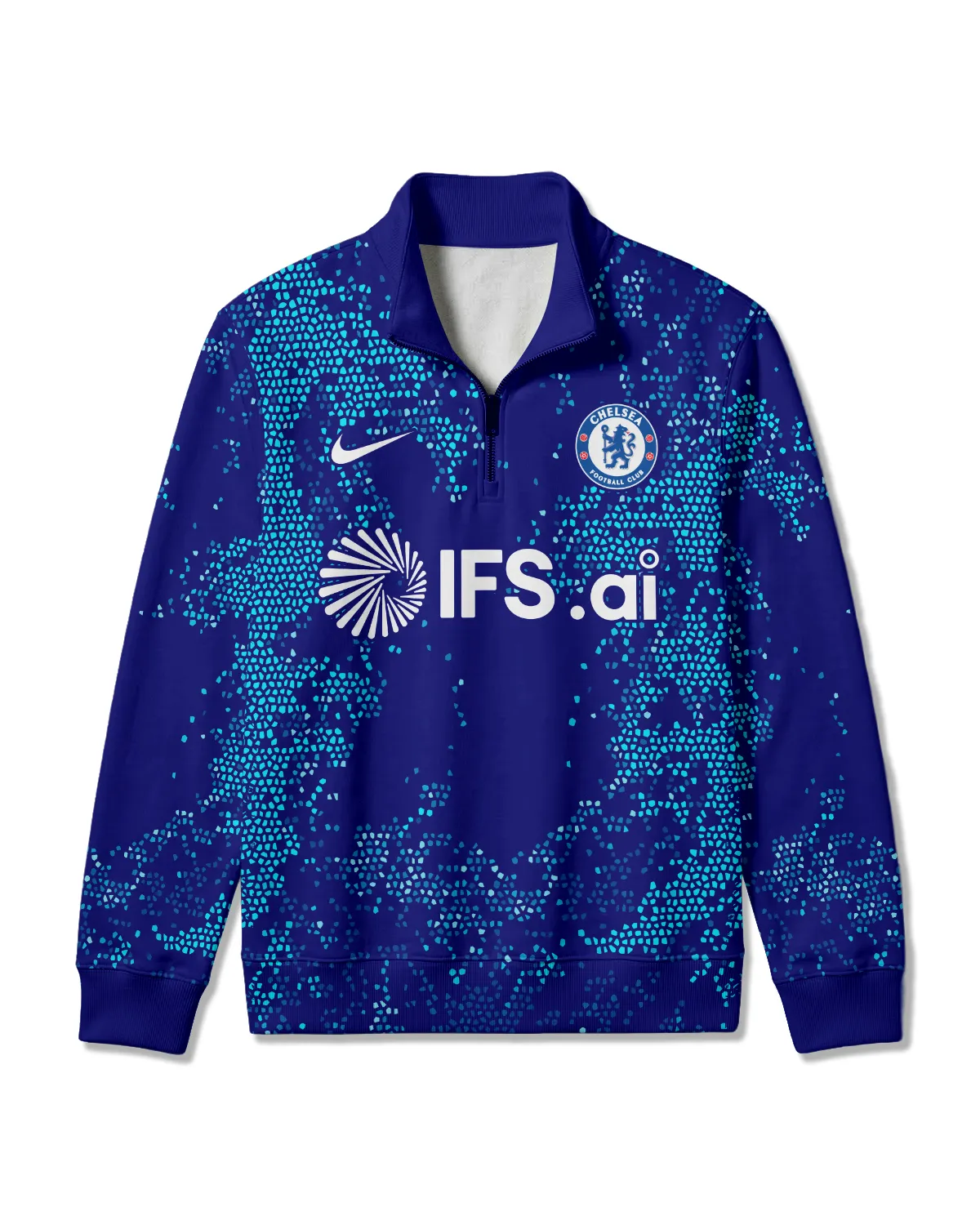 Chelsea Concept Kits Quarter Zip Sweatshirt All Over Prints - Gift for Chelsea Fans QTVA0104CHE03-QTZ - Image 2