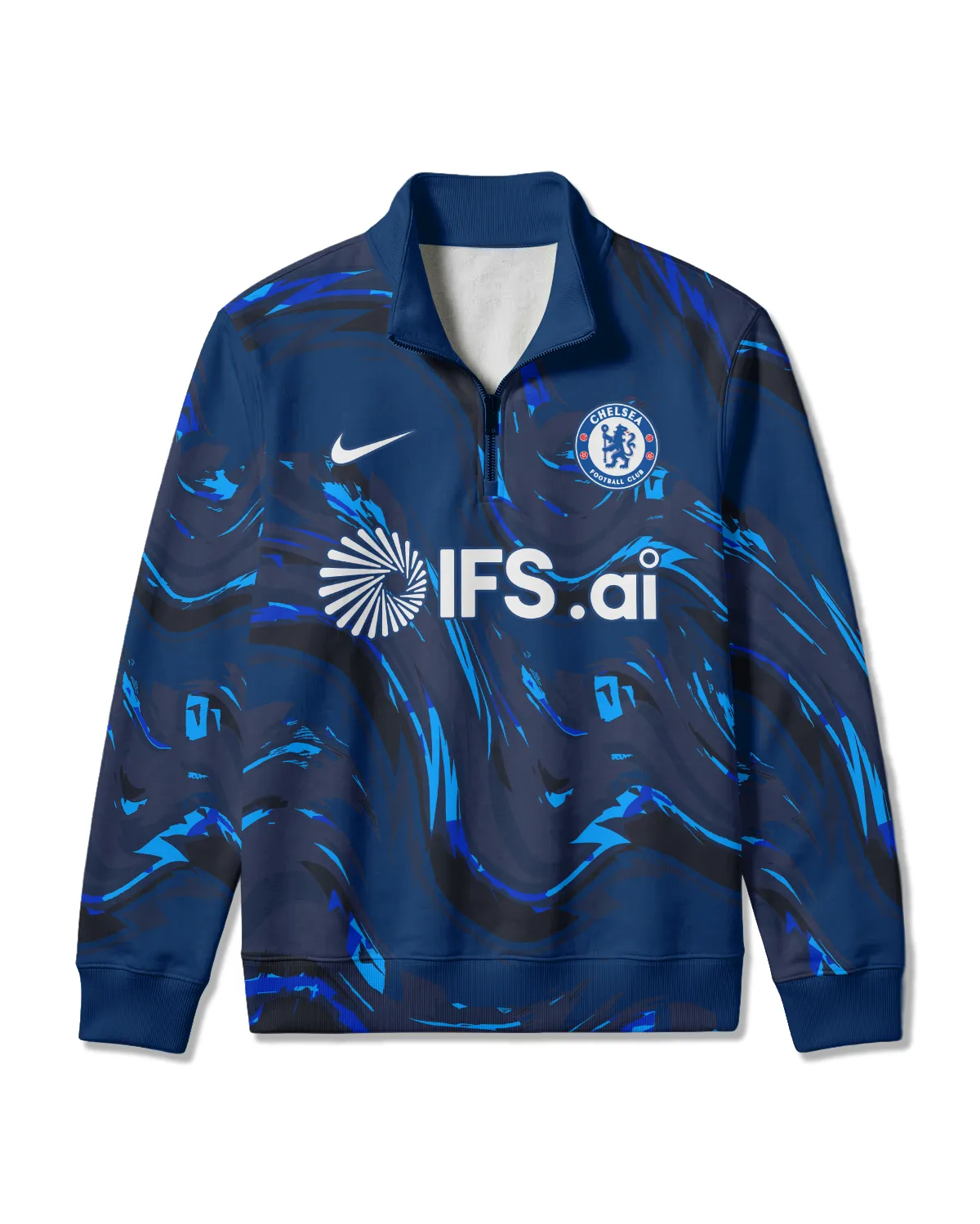Chelsea Concept Kits Quarter Zip Sweatshirt All Over Prints - Gift for Chelsea Fans QTVA0104CHE06-QTZ - Image 2