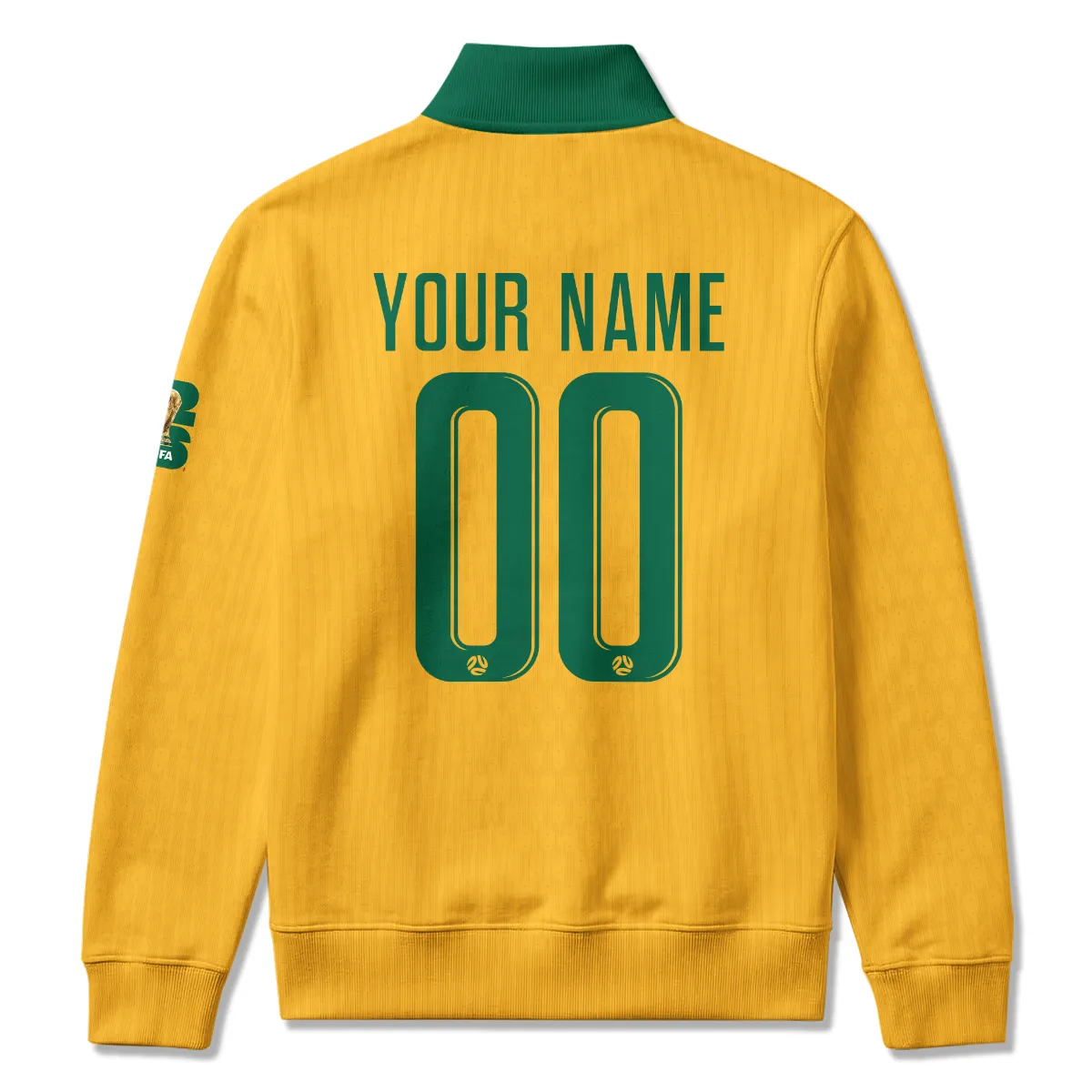 Australia Match Home 2026/27Jersey Quarter Zip Sweatshirt All Over Prints - Gift for Australia Fans QTAU030426A1-QTZ - Image 3
