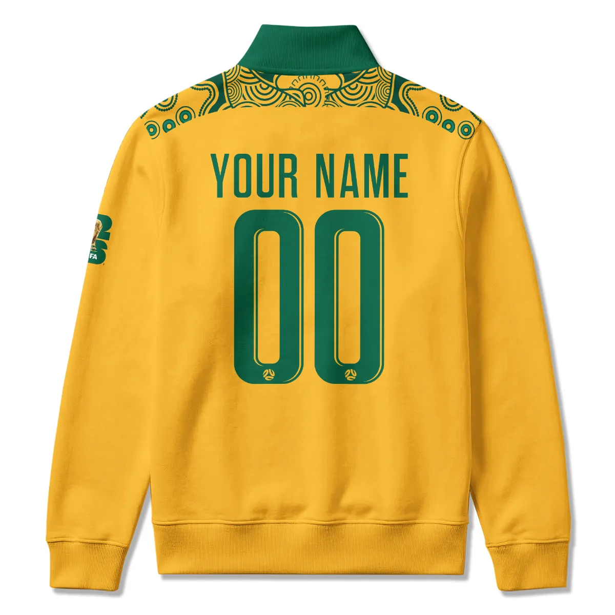Australia Concept Jersey Quarter Zip Sweatshirt All Over Prints - Gift for Australia Fans QTAU030426A3-QTZ - Image 3