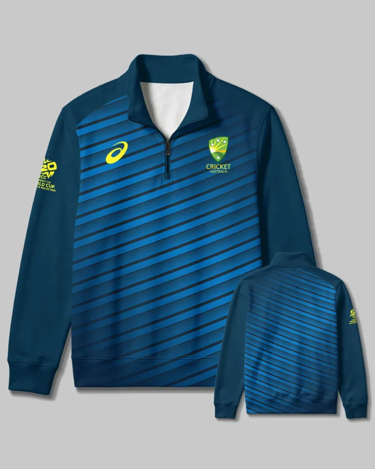 Cricket Australia 2026 Women's T20 World Cup Quarter Zip Sweatshirt All Over Prints - Gift for Australia Fans QTCK010426A4-QTZ
