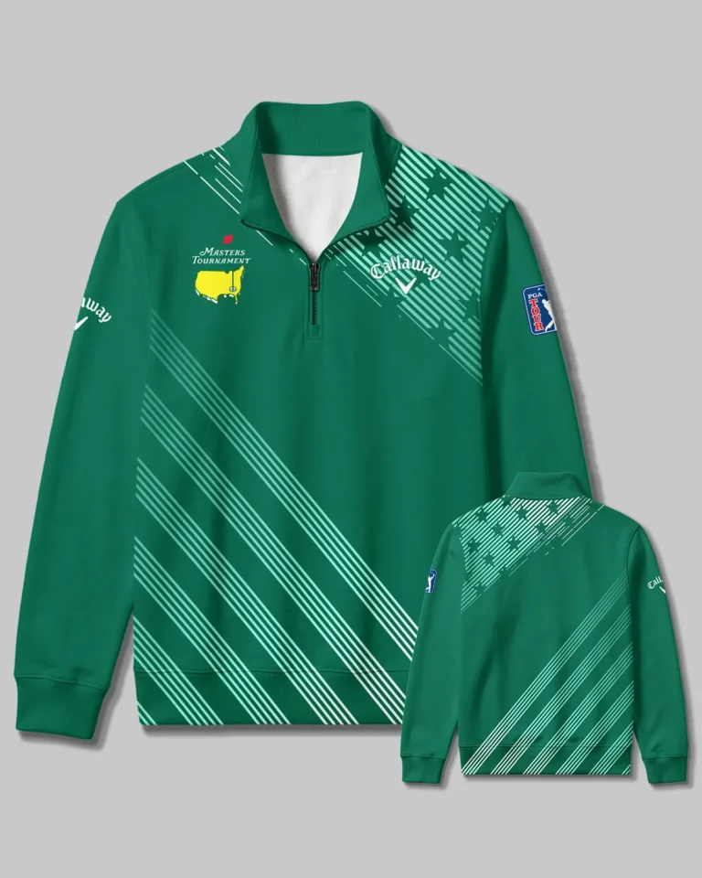 Callaway Masters Tournament Quarter Zip Sweatshirt All Over Prints - Gift for Golf Fans QTMT010426A2CLW-QTZ