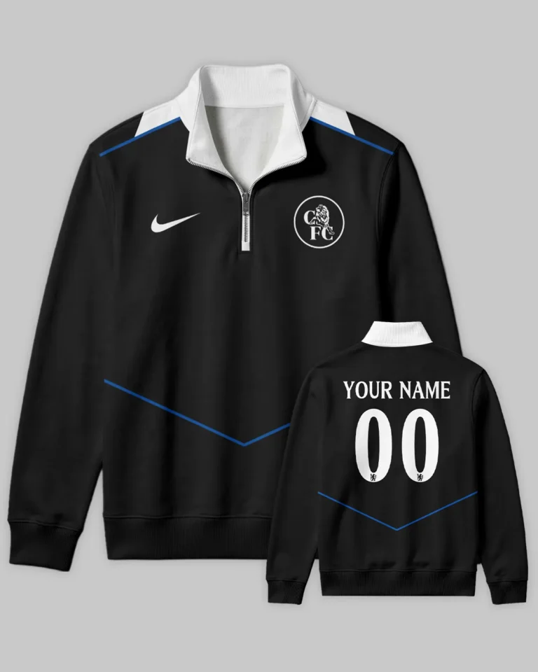 Chelsea Third Kit Quarter Zip Sweatshirt All Over Prints - Gift for Chelsea Fans QTVA0104CHE01-QTZ