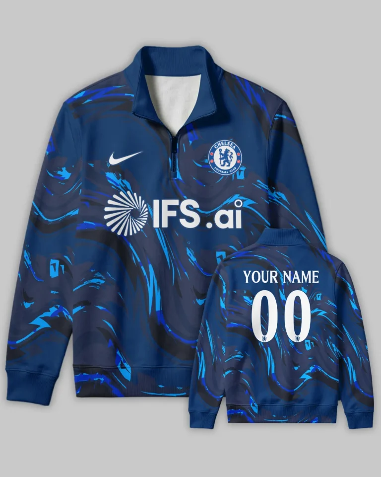 Chelsea Concept Kits Quarter Zip Sweatshirt All Over Prints - Gift for Chelsea Fans QTVA0104CHE06-QTZ