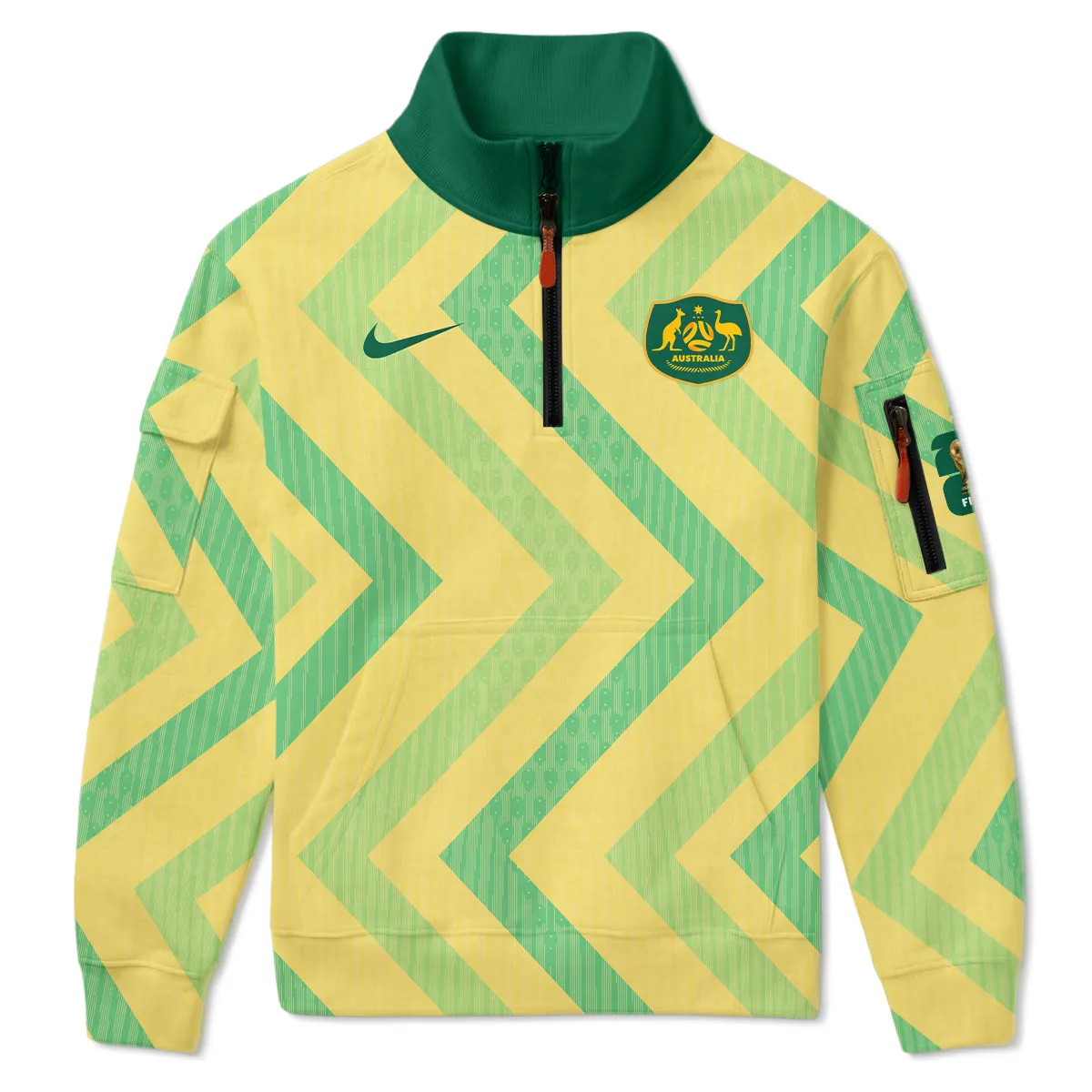 Australia Concept Jersey Sweatshirt Zipper All Over Prints - Gift for Australia Fans QTAU030426A2-SHZ - Image 2