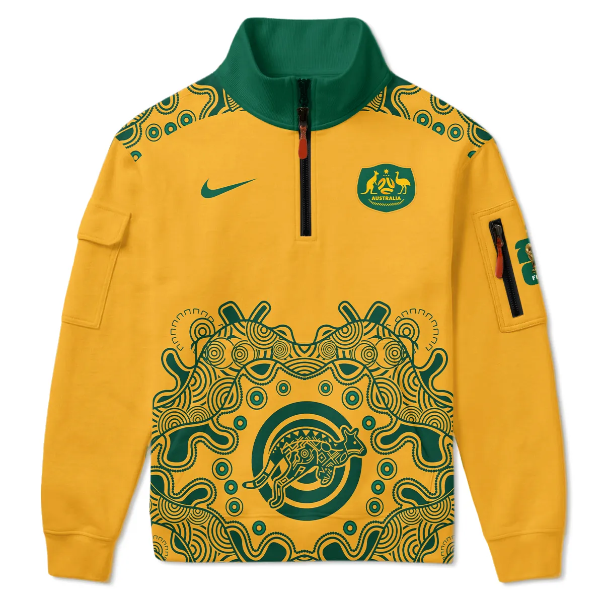 Australia Concept Jersey Sweatshirt Zipper All Over Prints - Gift for Australia Fans QTAU030426A3-SHZ - Image 2