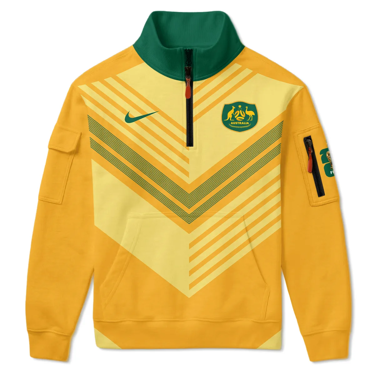 Australia Concept Jersey Sweatshirt Zipper All Over Prints - Gift for Australia Fans QTAU030426A5-SHZ - Image 2