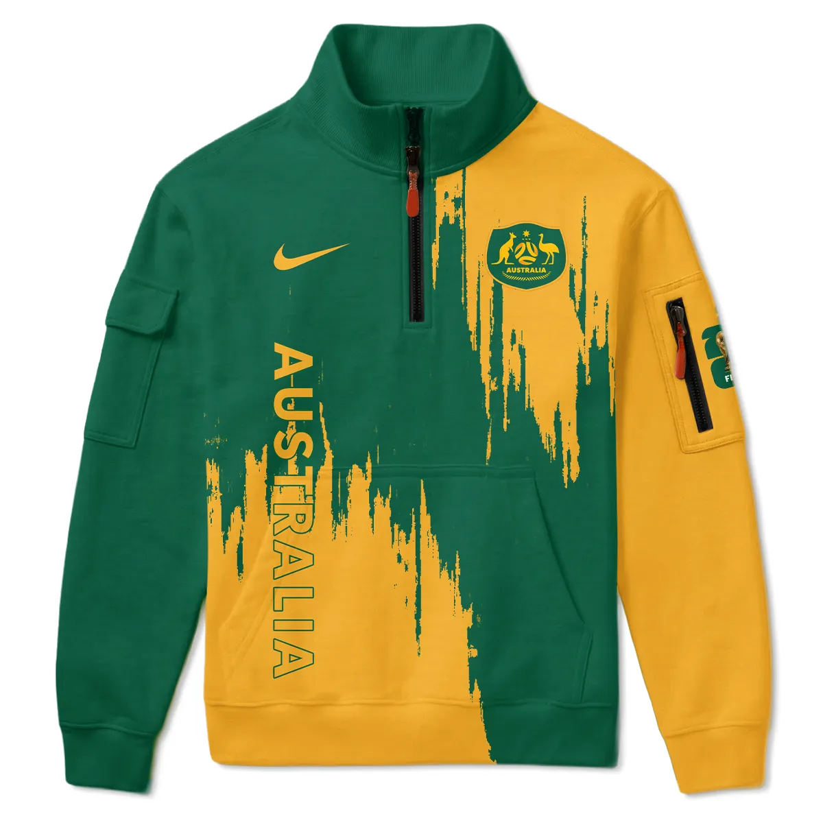 Australia Concept Jersey Sweatshirt Zipper All Over Prints - Gift for Australia Fans QTAU030426A6-SHZ - Image 2
