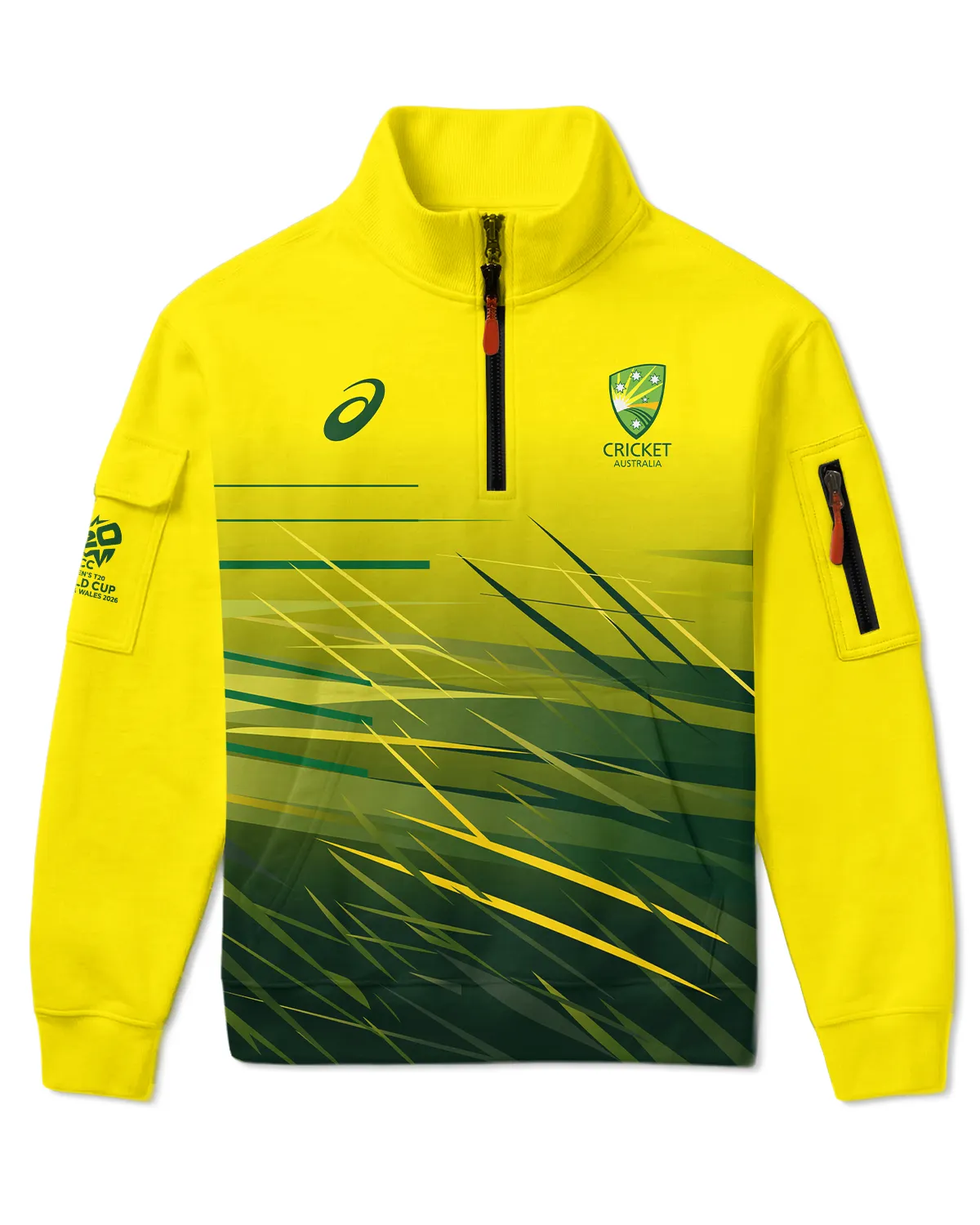 Cricket Australia 2026 Women's T20 World Cup Sweatshirt Zipper All Over Prints - Gift for Australia Fans QTCK010426A2-SHZ - Image 2