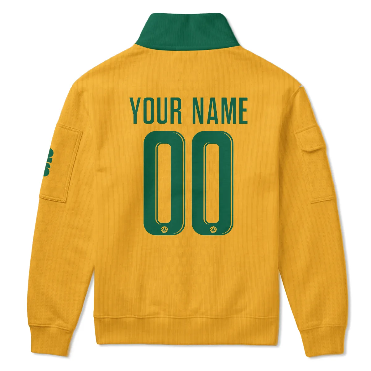Australia Match Home 2026/27Jersey Sweatshirt Zipper All Over Prints - Gift for Australia Fans QTAU030426A1-SHZ - Image 3