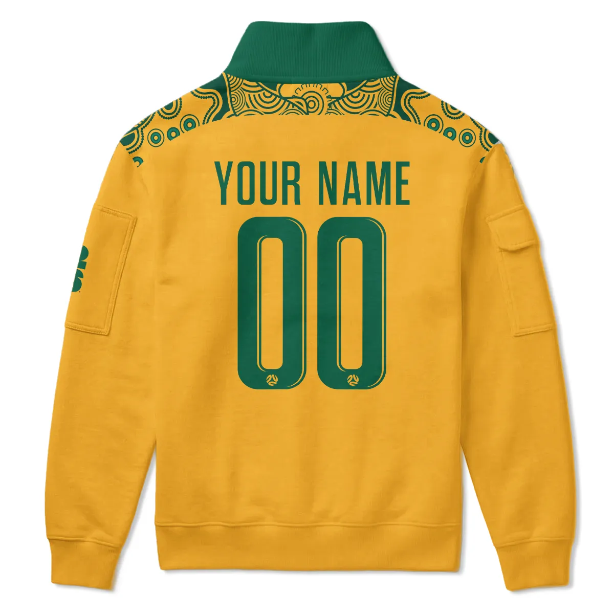Australia Concept Jersey Sweatshirt Zipper All Over Prints - Gift for Australia Fans QTAU030426A3-SHZ - Image 3