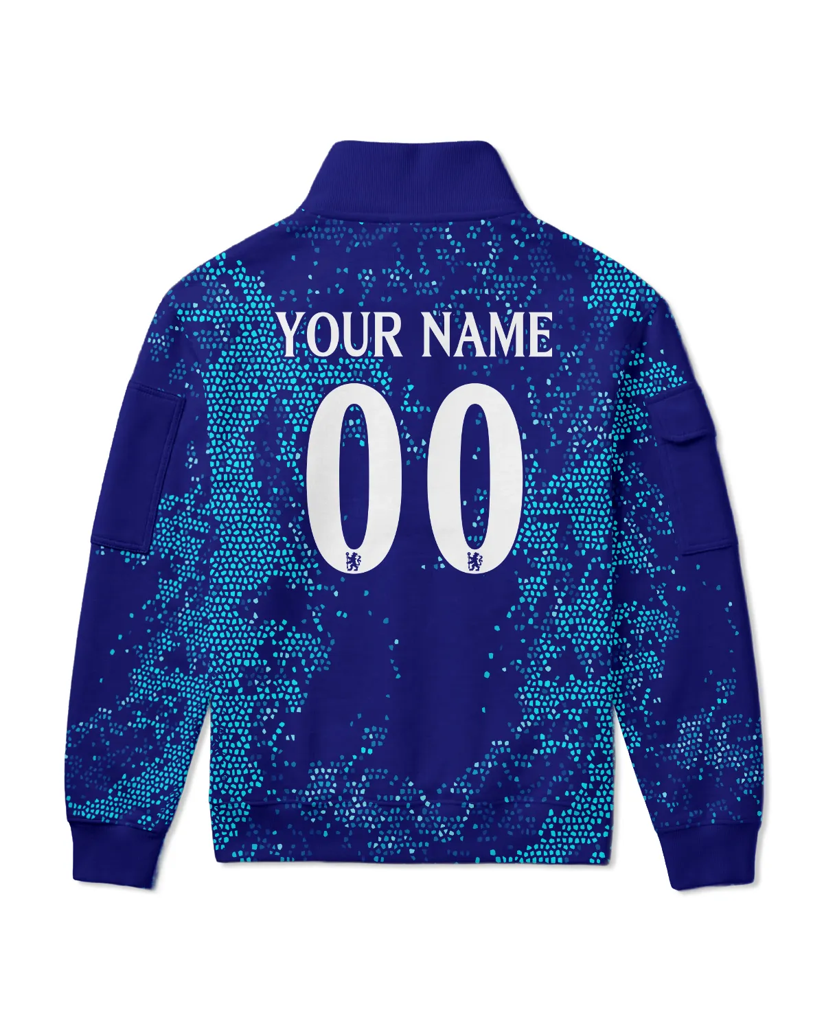 Chelsea Concept Kits Sweatshirt Zipper All Over Prints - Gift for Chelsea Fans QTVA0104CHE03-SHZ - Image 3