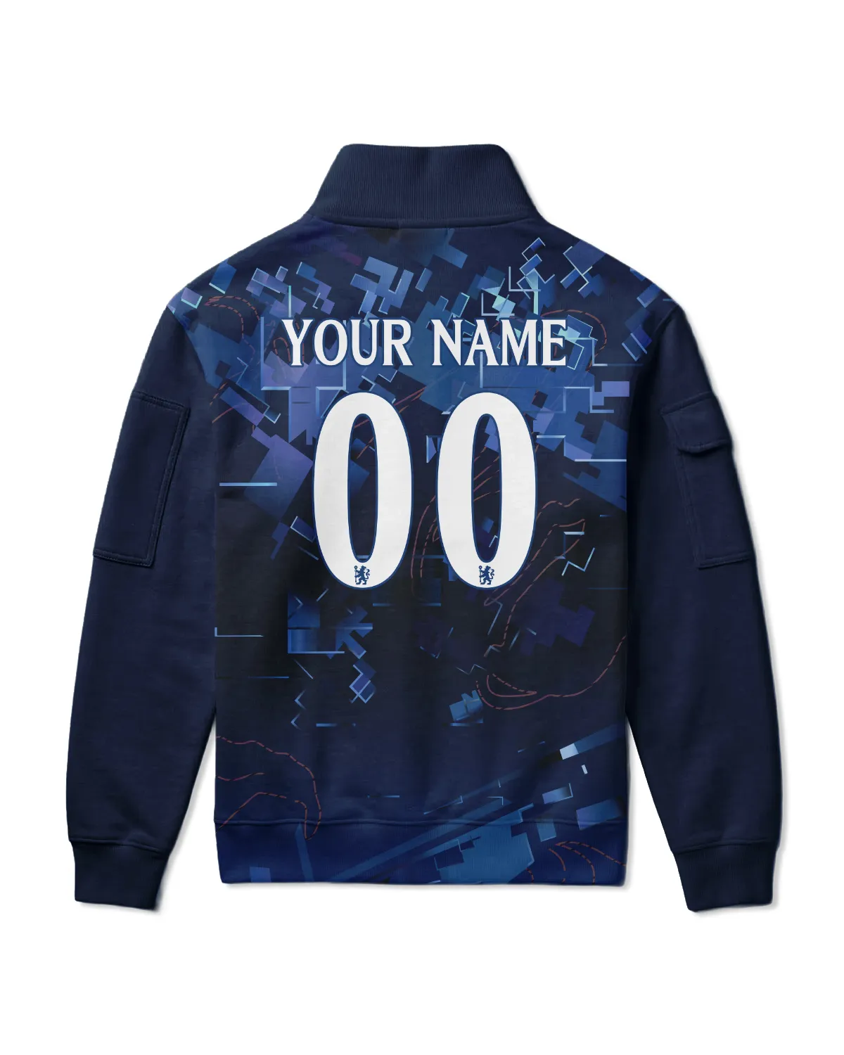 Chelsea Concept Kits Sweatshirt Zipper All Over Prints - Gift for Chelsea Fans QTVA0104CHE05-SHZ - Image 3