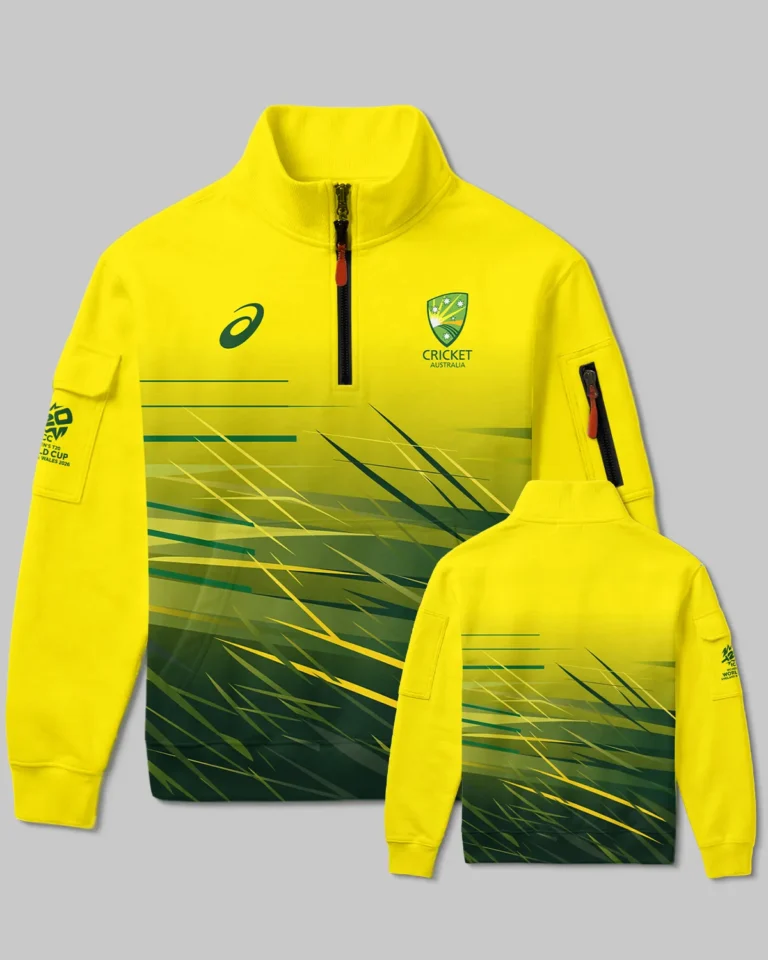 Cricket Australia 2026 Women's T20 World Cup Sweatshirt Zipper All Over Prints - Gift for Australia Fans QTCK010426A2-SHZ