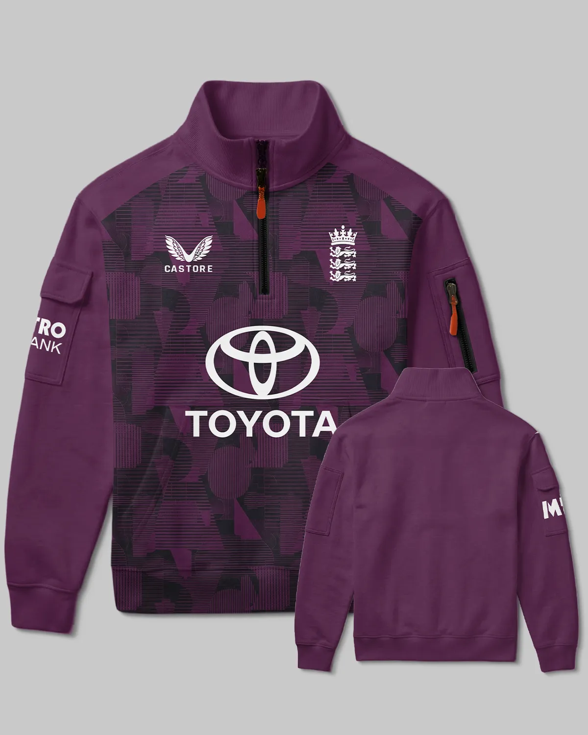 Cricket England 2026 Women's T20 World Cup Sweatshirt Zipper All Over Prints - Gift for England Fans QTCK020426ENGA5-SHZ - Image 3