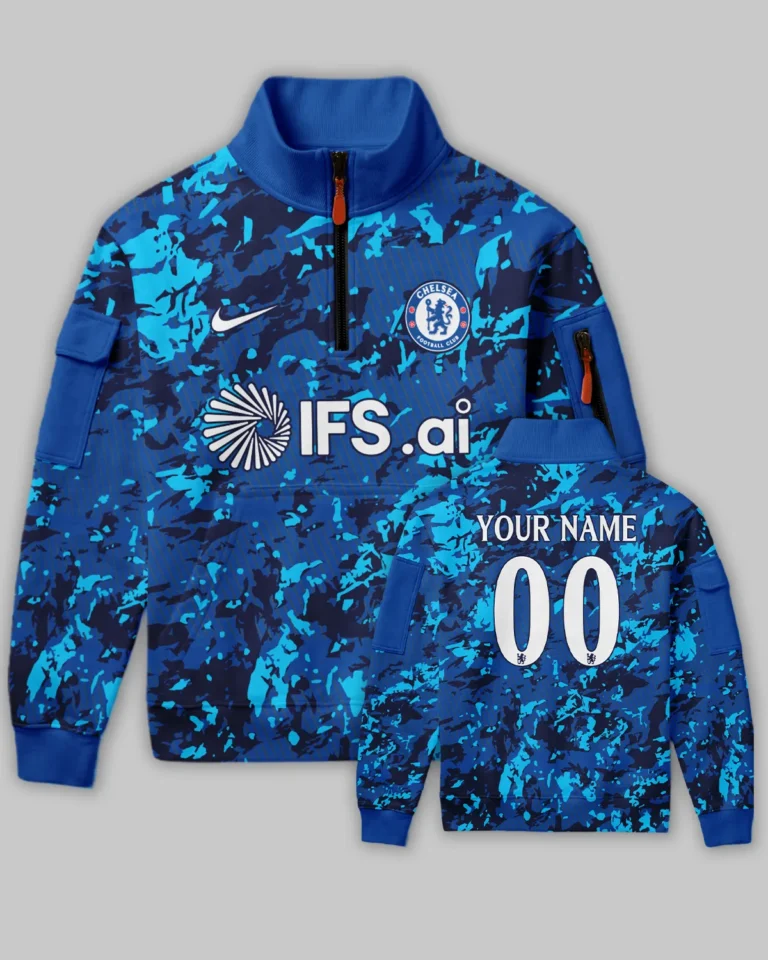 Chelsea Concept Kits Sweatshirt Zipper All Over Prints - Gift for Chelsea Fans QTVA0104CHE02-SHZ