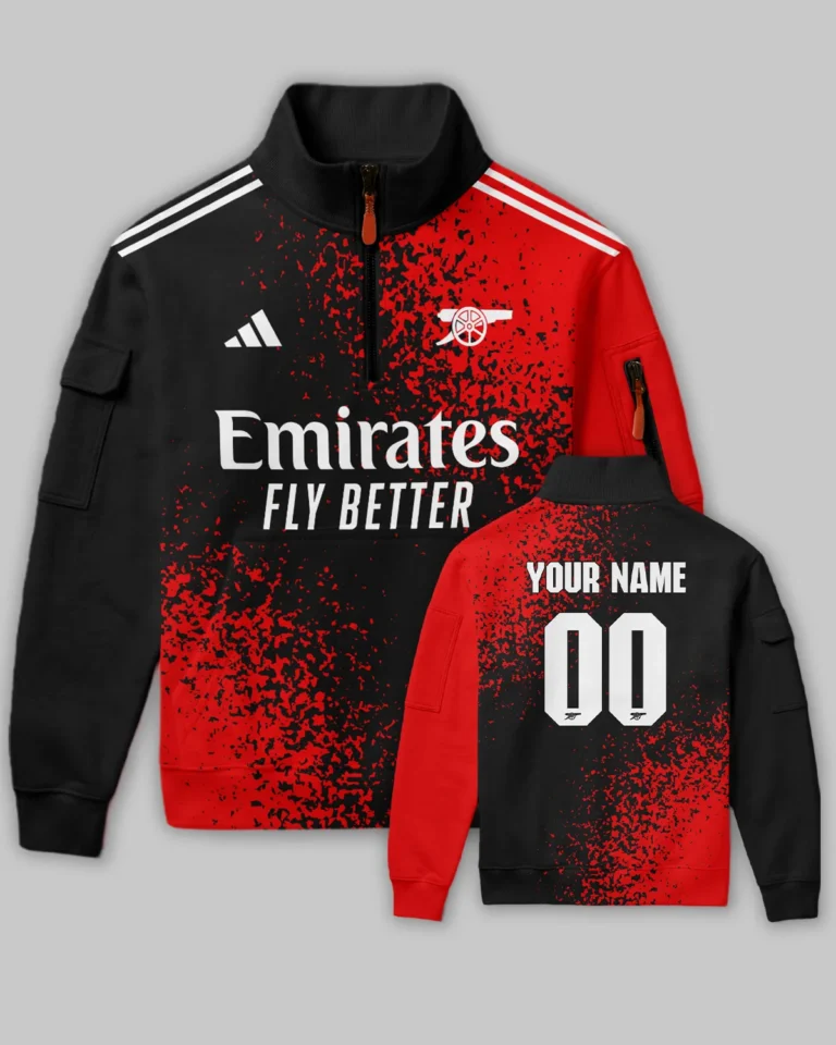 Arsenal Concept Kits Sweatshirt Zipper All Over Prints - Gift for Arsenal Fans QTVA3003ARS08-SHZ