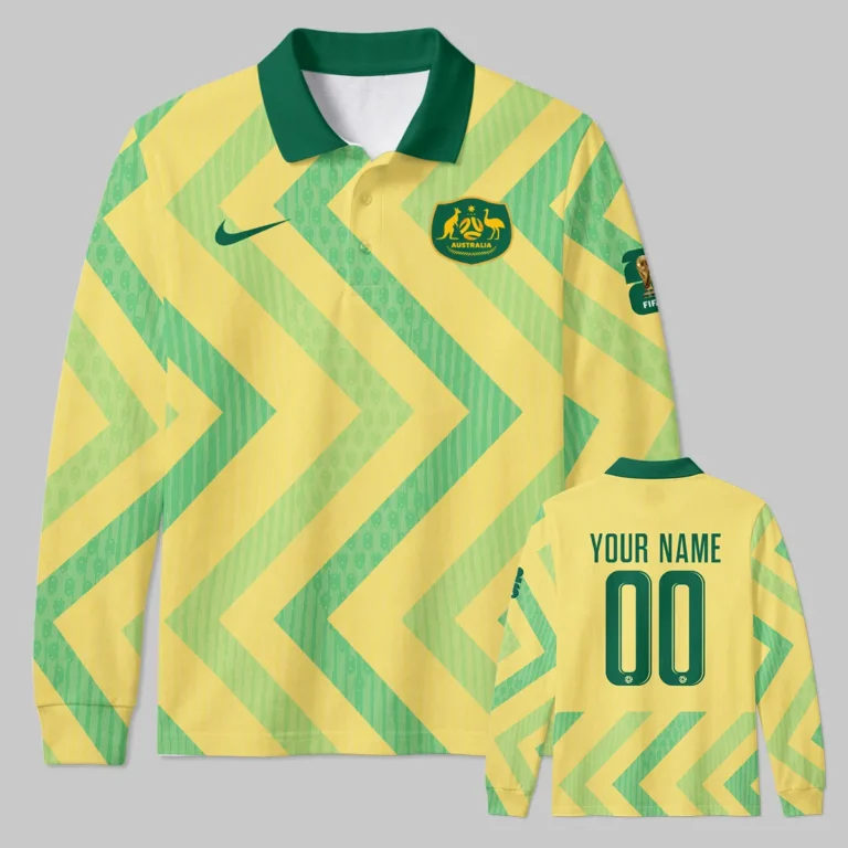 Australia Concept Jersey Long Polo All Over Prints - Gift for Australia Fans QTAU030426A2-LPL