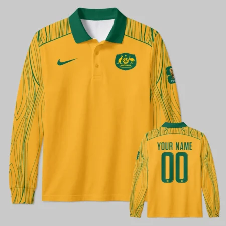 Australia Concept Jersey Long Polo All Over Prints - Gift for Australia Fans QTAU030426A4-LPL