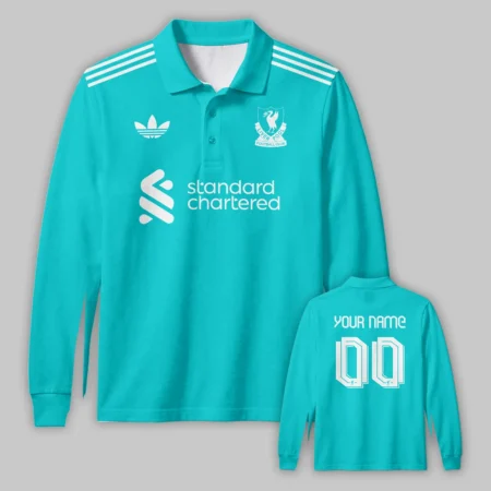 Liverpool Third Kit Long Polo All Over Prints - Gift for Liverpool Fans QTVA0404LIV01-LPL