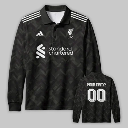 Liverpool Concept Kits Long Polo All Over Prints - Gift for Liverpool Fans QTVA0404LIV02-LPL